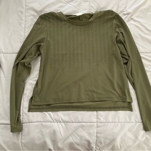 Zyia cropped workout long sleeve